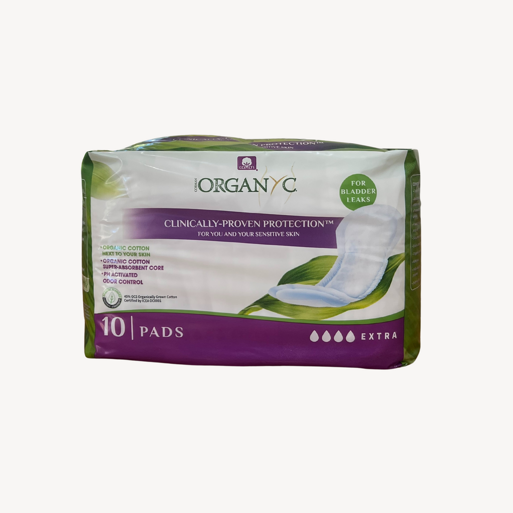 Organyc l Bladder Control Pads - Cotton Extra (10) Organic