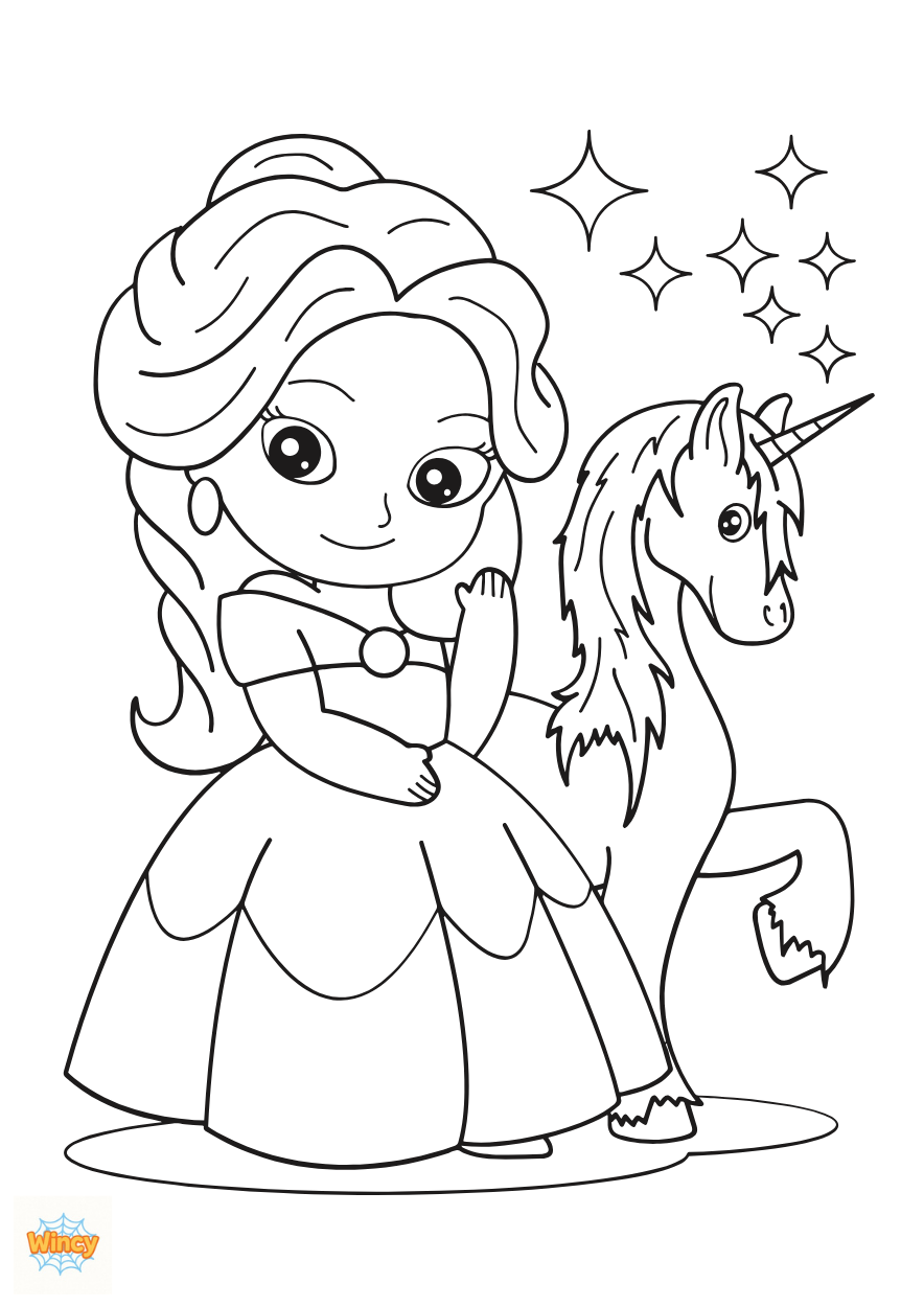 Fairy & Princess Colouring Sheet Bundles