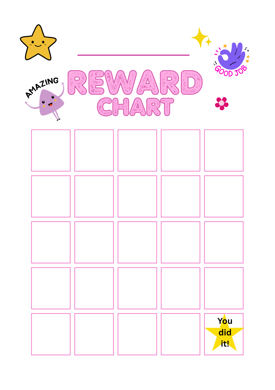 FREE DOWNLOAD! Reward Chart