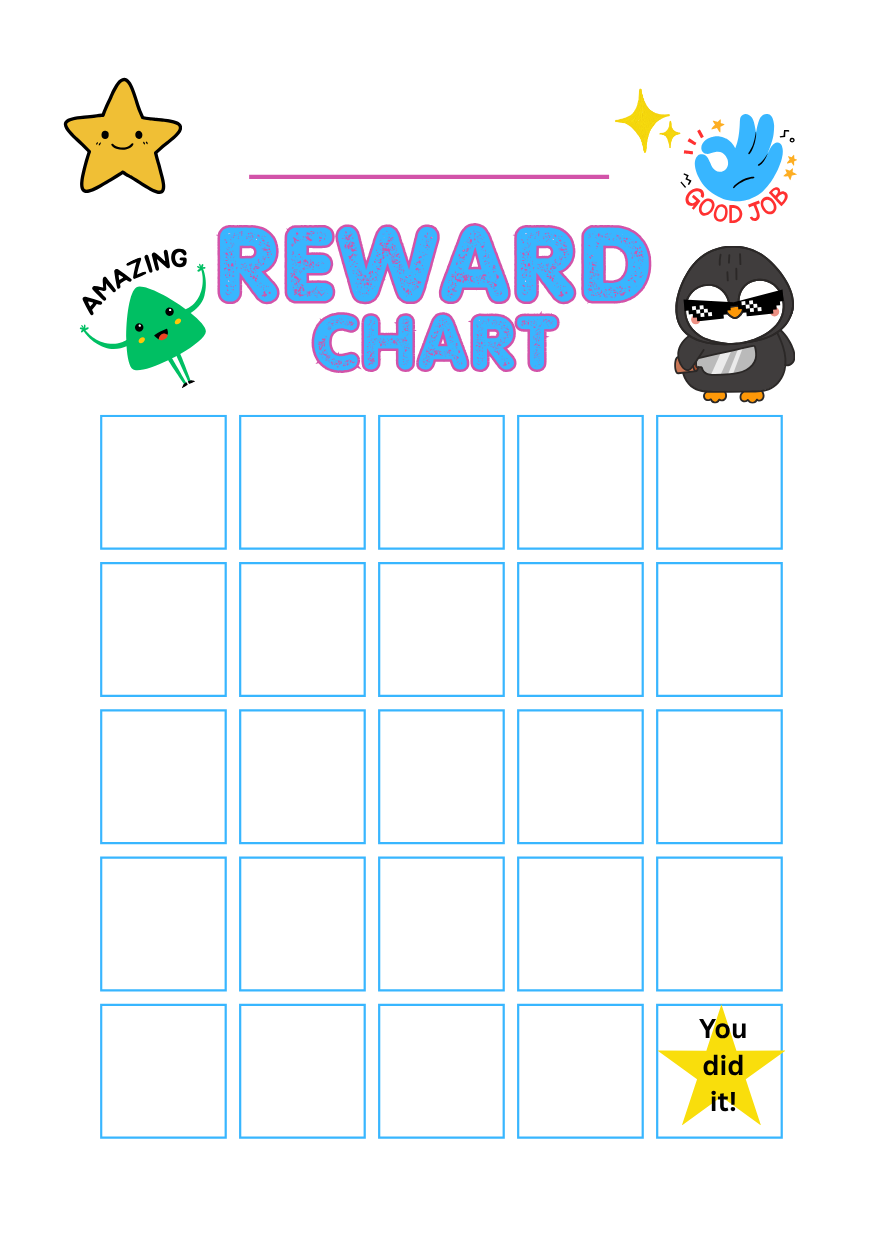 FREE DOWNLOAD! Reward Chart