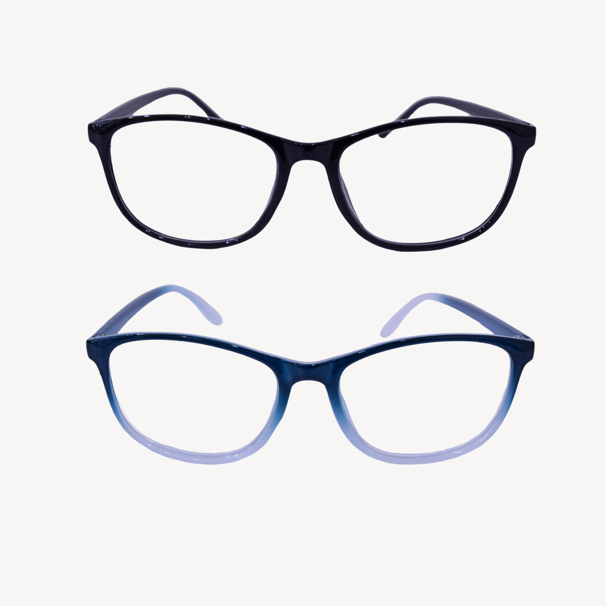 Reading Glasses - Blue & Black Frame