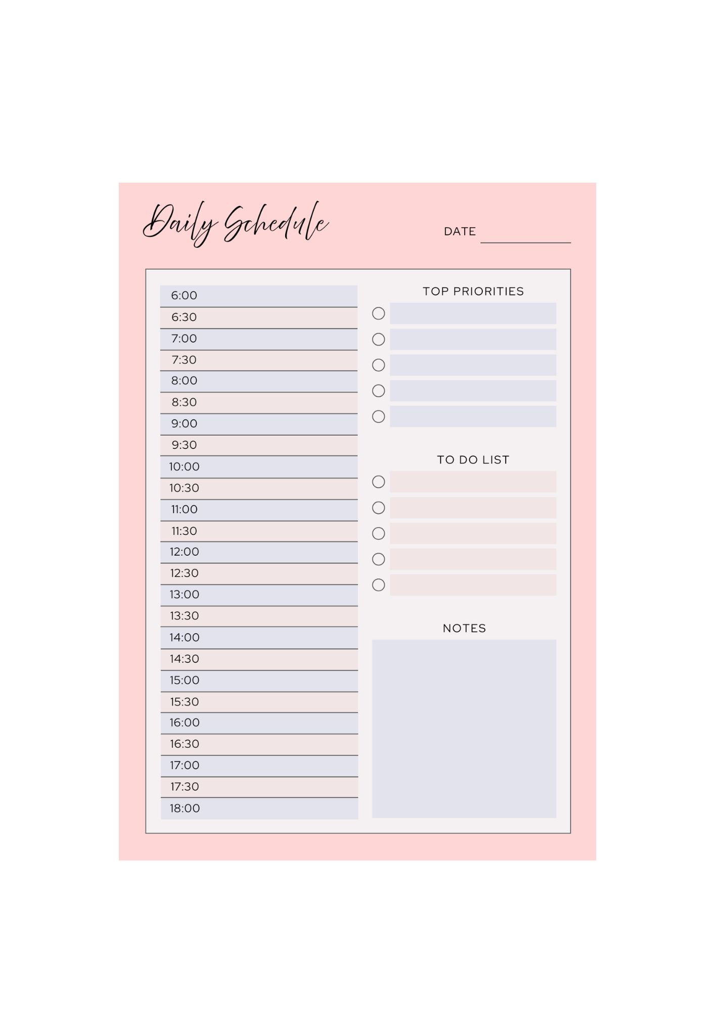 2026 Diary (Week to View) Downloadable