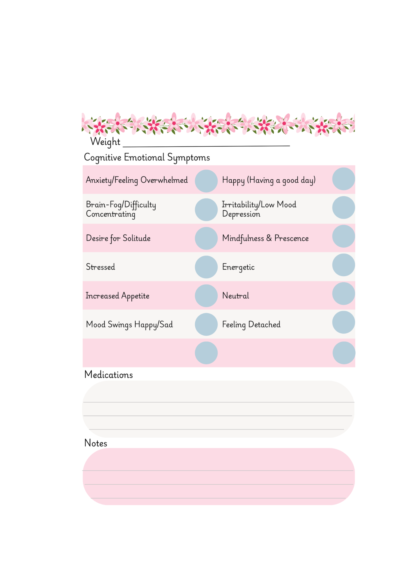 M Haven Menopause Journal (EBOOK & Online fill in Version of Journal)