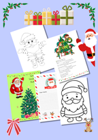🎅 Santa’s Schoolwork Booklet – Early Years