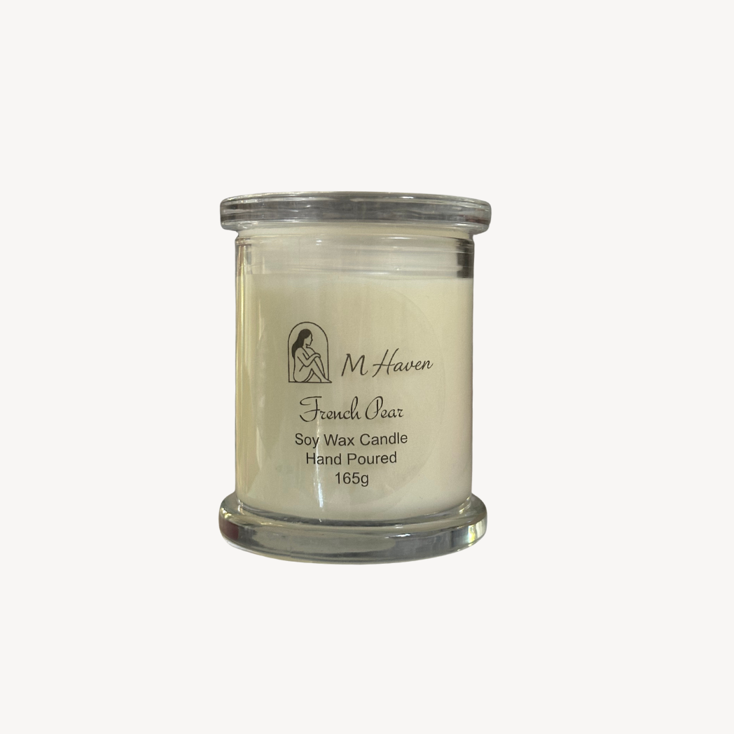 French Pear Soy Wax Candle - By M Haven