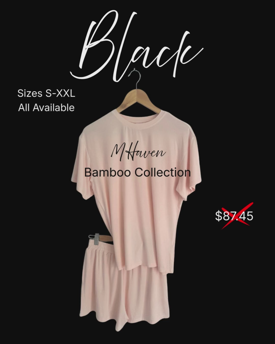 Bamboo Pyjama Shorts Set